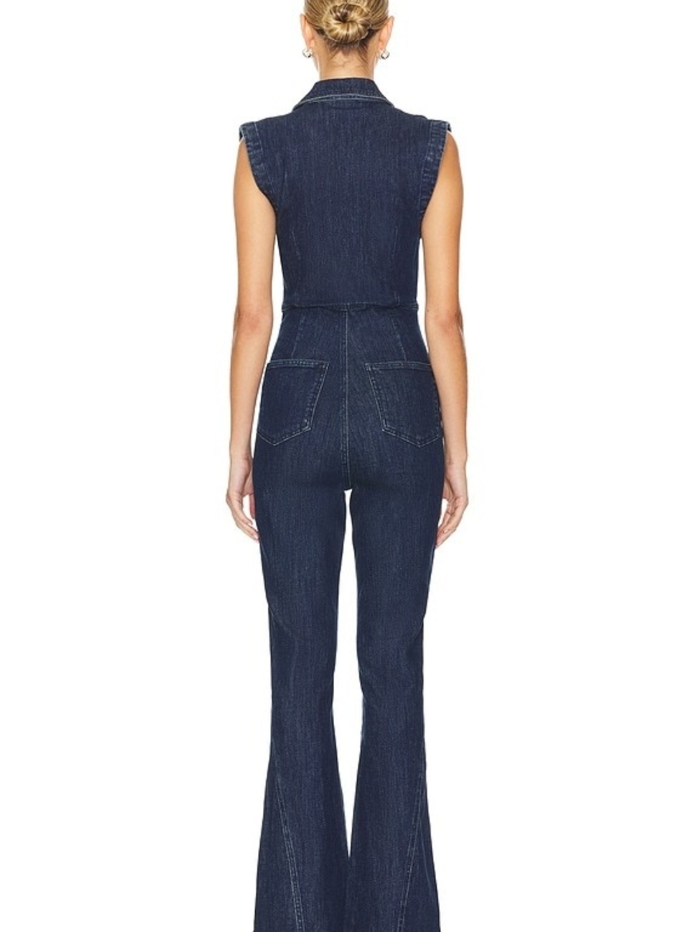 NWT We The Free Dark Indigo Denim Jumpsuit Size M - Picture 2 of 6